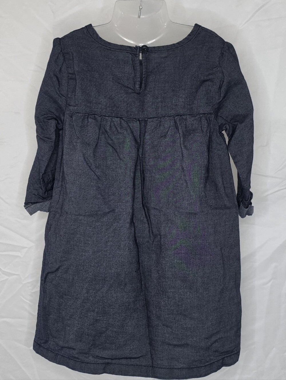 (GIRLS) Navy Dress - Picture 2 of 4